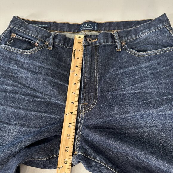 Lucky Brand 181 Relaxed Straight Denim Jeans Size 38x34 Blue - Picture 9 of 11